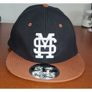 Mahoning Valley Scrappers Baseball Hat XL  Fitted Black MVS Official A-Flex